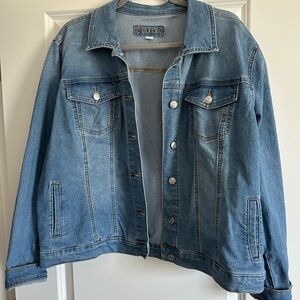 Maurices Medium Wash Blue Denim Jacket